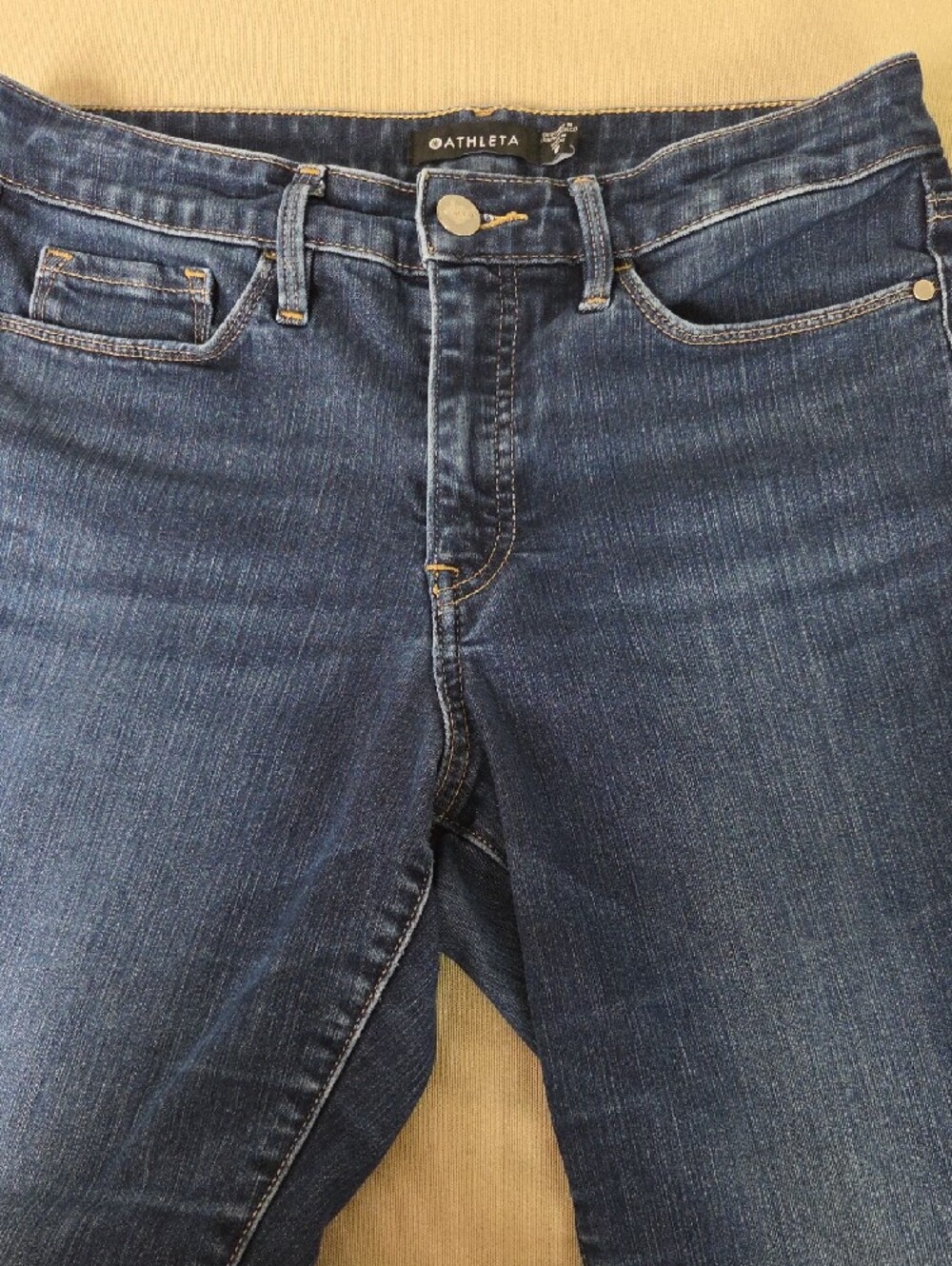 Athleta Skinny Jeans in Dark Indigo Size 8 - Picture 2 of 7